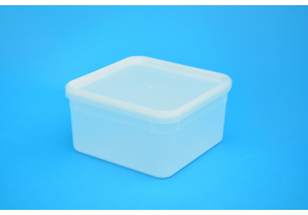 2.4 LITRE SQUARE TAMPER EVIDENT NATURAL TUB